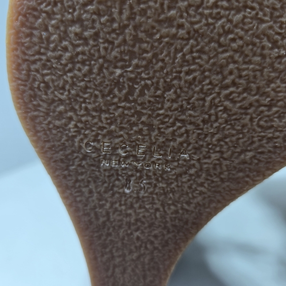 CECELIA NEW YORK North Star Chestnut Suede Leather Faux Fur Wedge Boots Size 8.5 - Picture 6 of 11